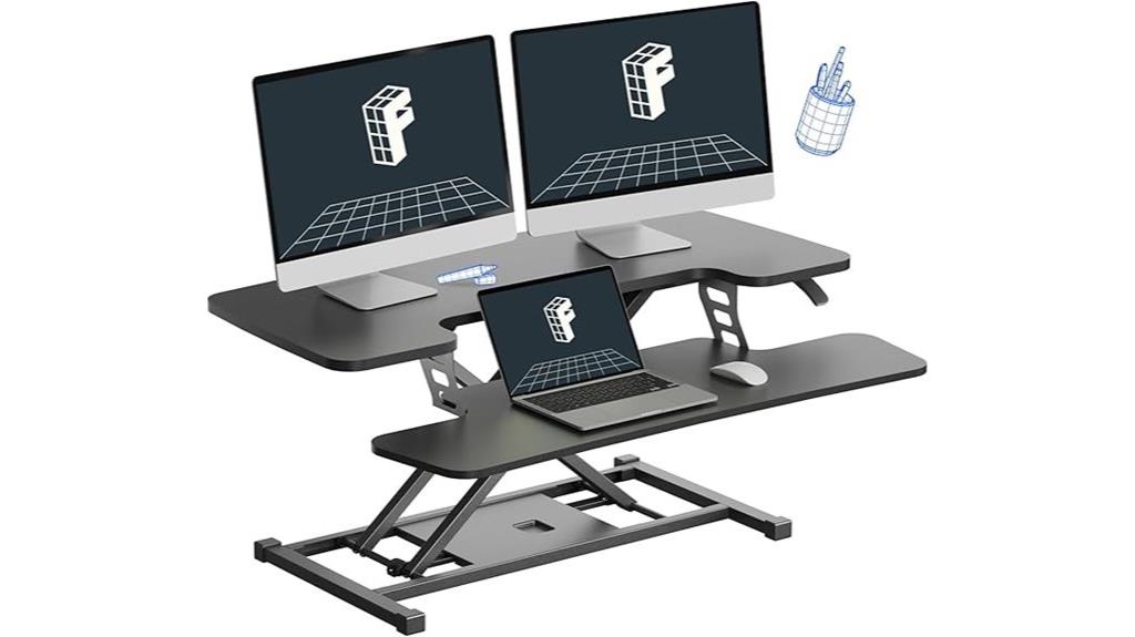 adjustable 36 inch desk