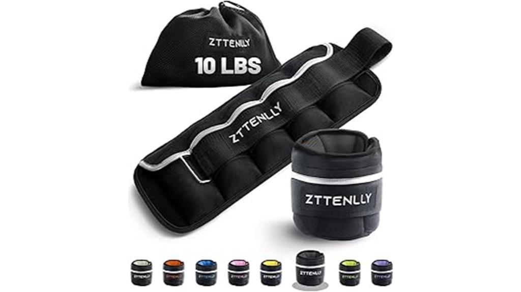 adjustable ankle weights with bag