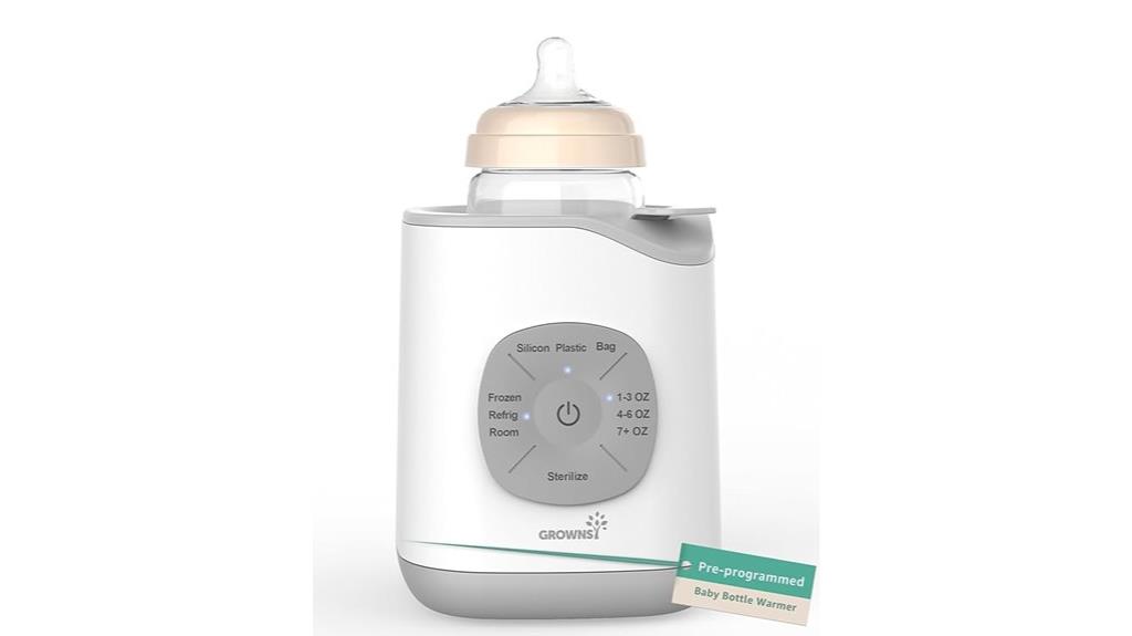 adjustable baby bottle warmer