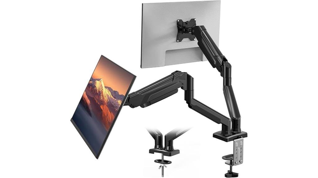 adjustable dual monitor stand