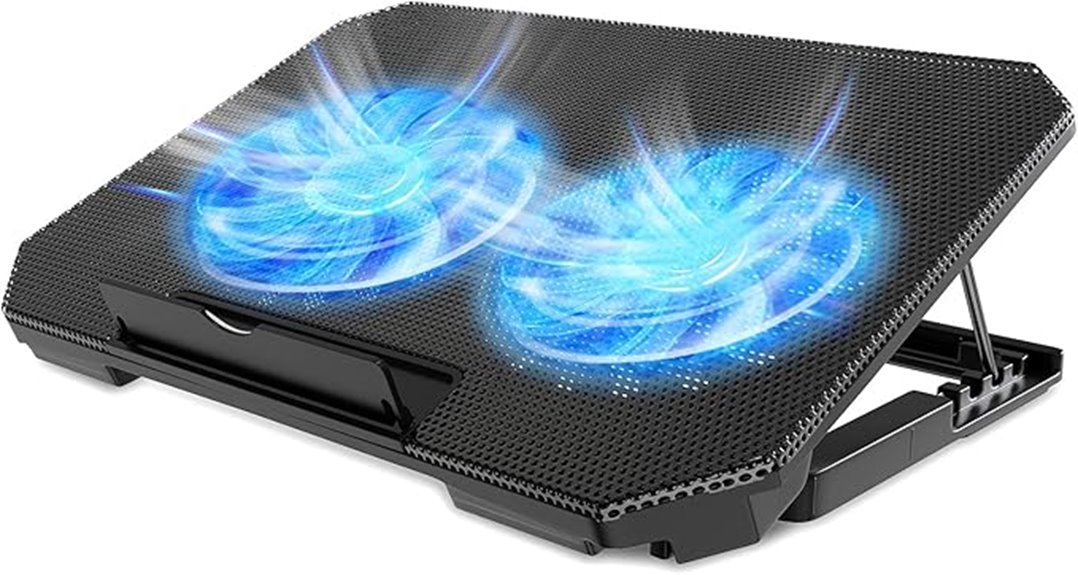 adjustable laptop cooling stand
