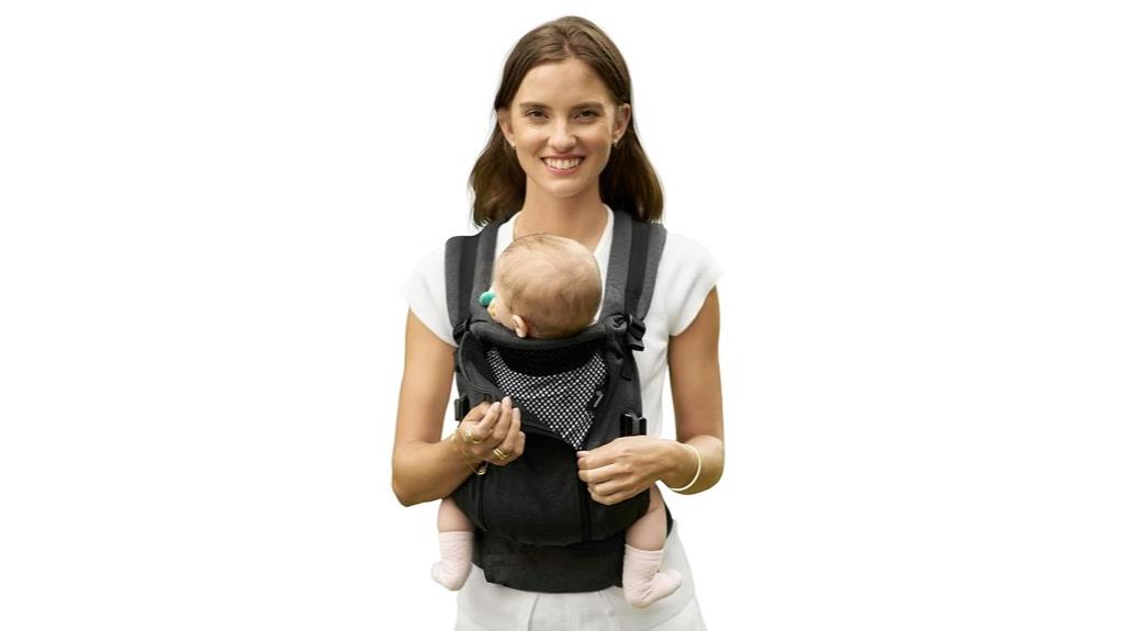 adjustable mesh baby carrier