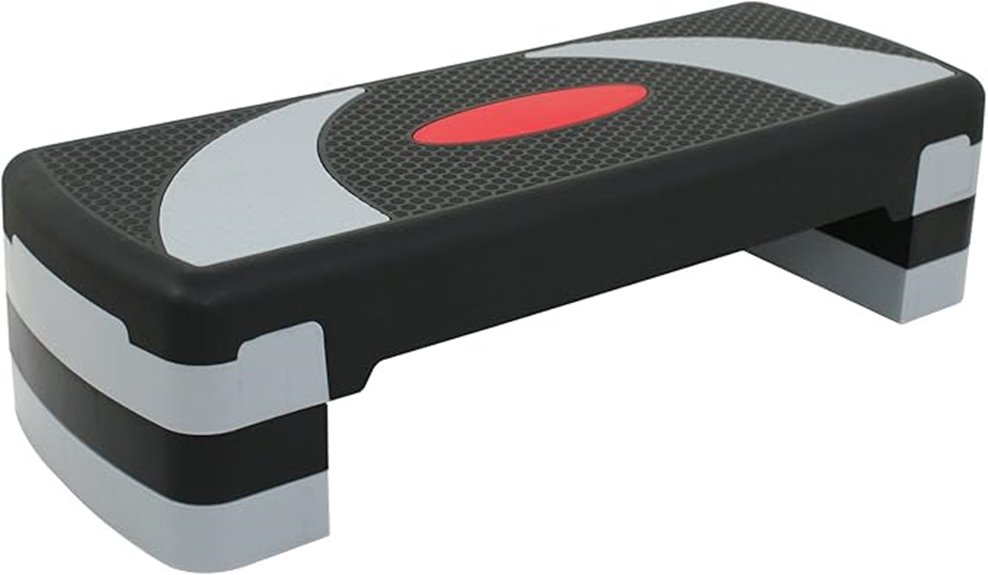adjustable non slip stepper