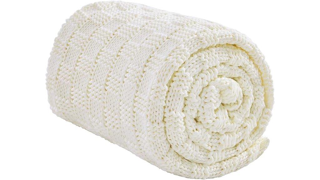 adult knitted weighted blanket