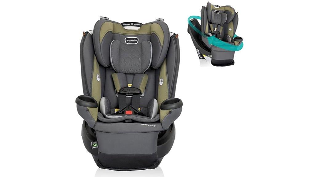 all in one rotating car seat