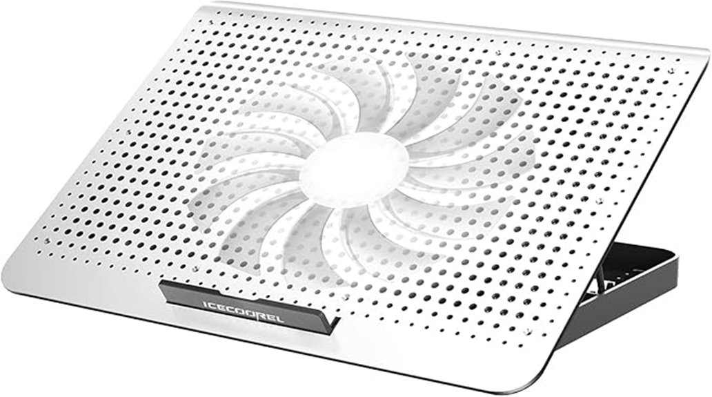 aluminum laptop cooling pad