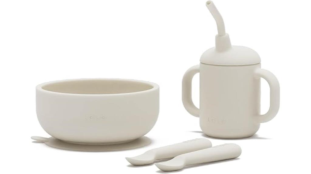 baby feeding set silicone