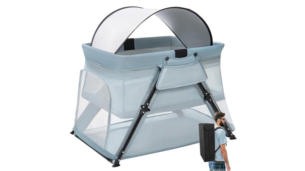 baby travel crib combo