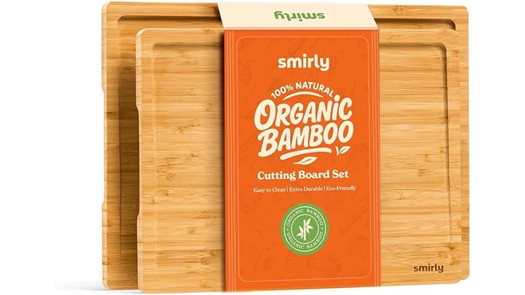 bamboo cutting boards set