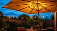 best rechargeable umbrella lights