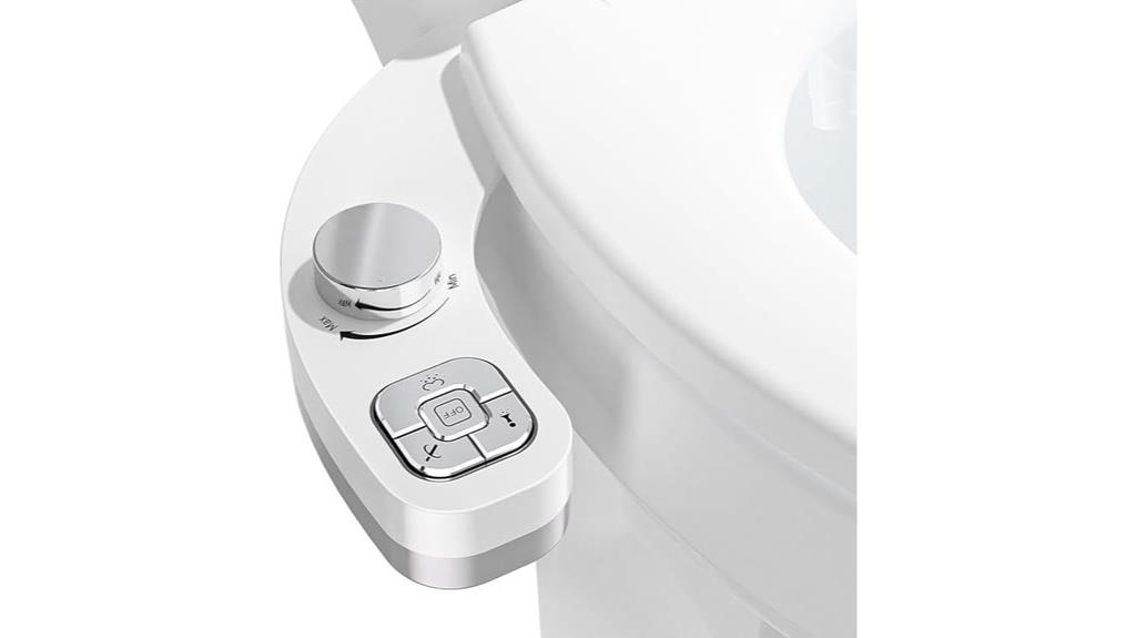 bidet with dual nozzle