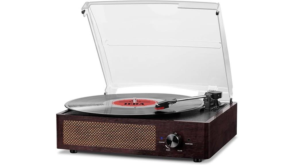 bluetooth vinyl turntable speakers