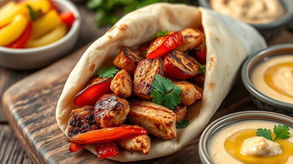 bold aromatic flavorful wraps