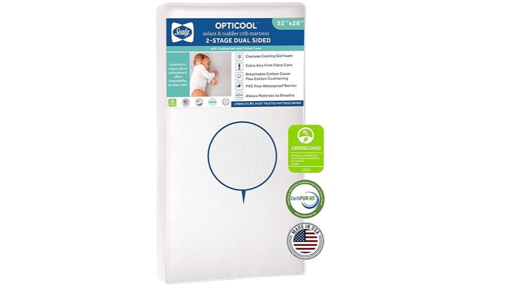 breathable baby crib mattress