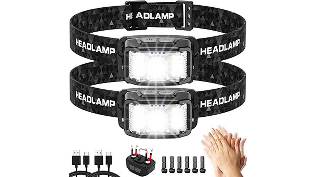 bright waterproof rechargeable headlamps