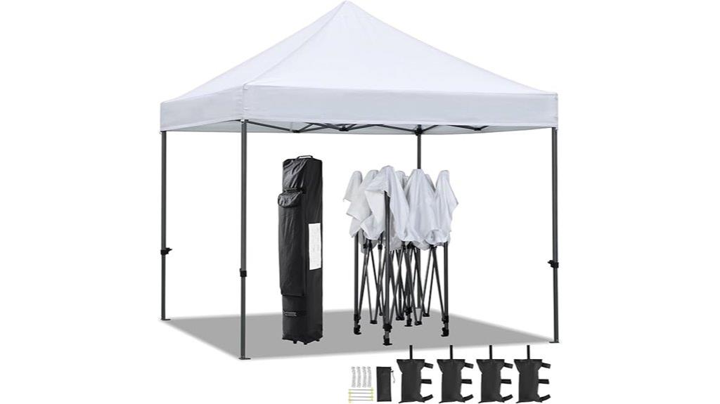 canopy tent with accessories