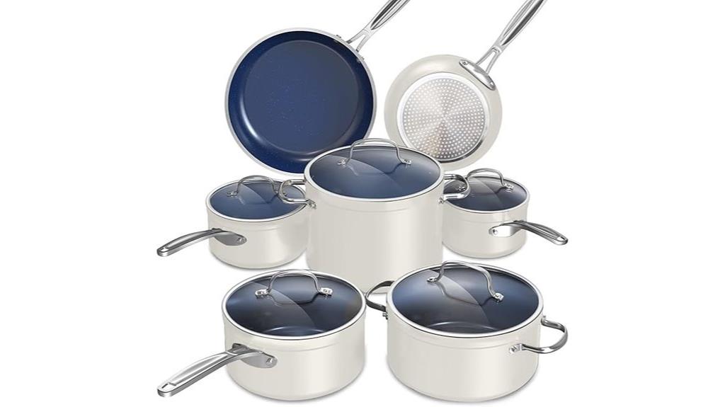 ceramic nonstick cookware set