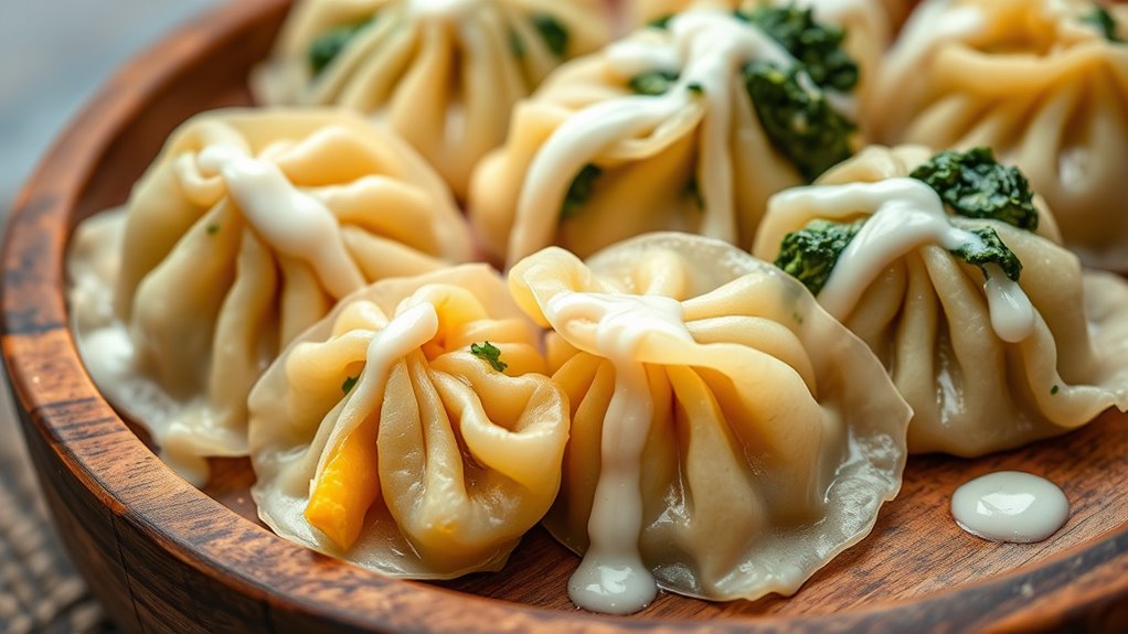 cheesy creamy filling options