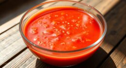 chilled tomato soup texture