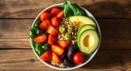 colorful nutritious balanced bowls