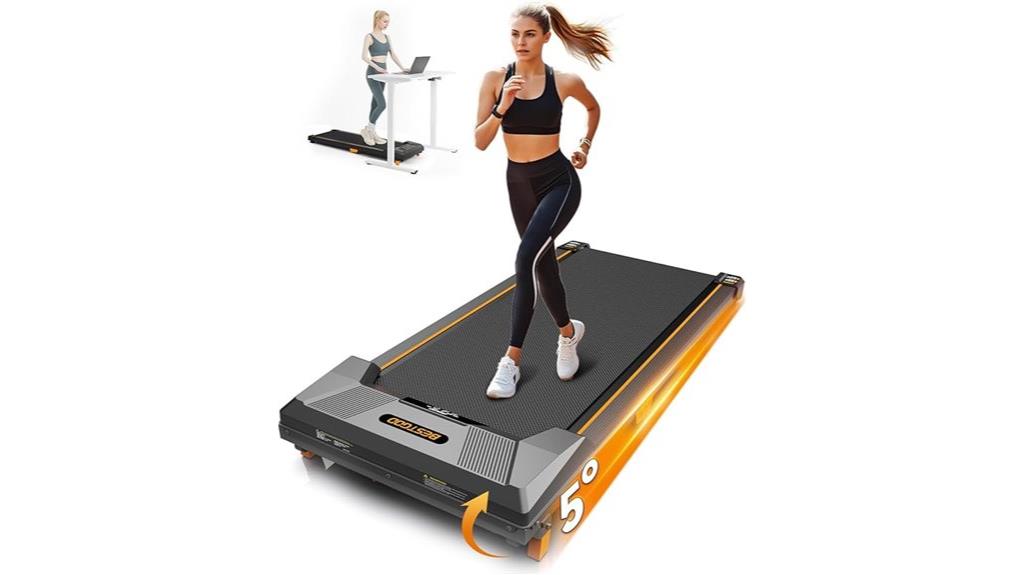 compact incline under desk treadmill