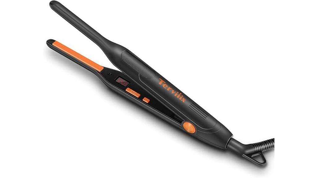 compact straightening iron