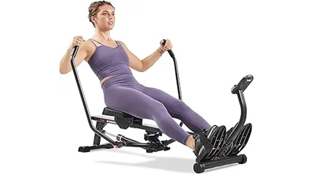 compact sunny rowing machine