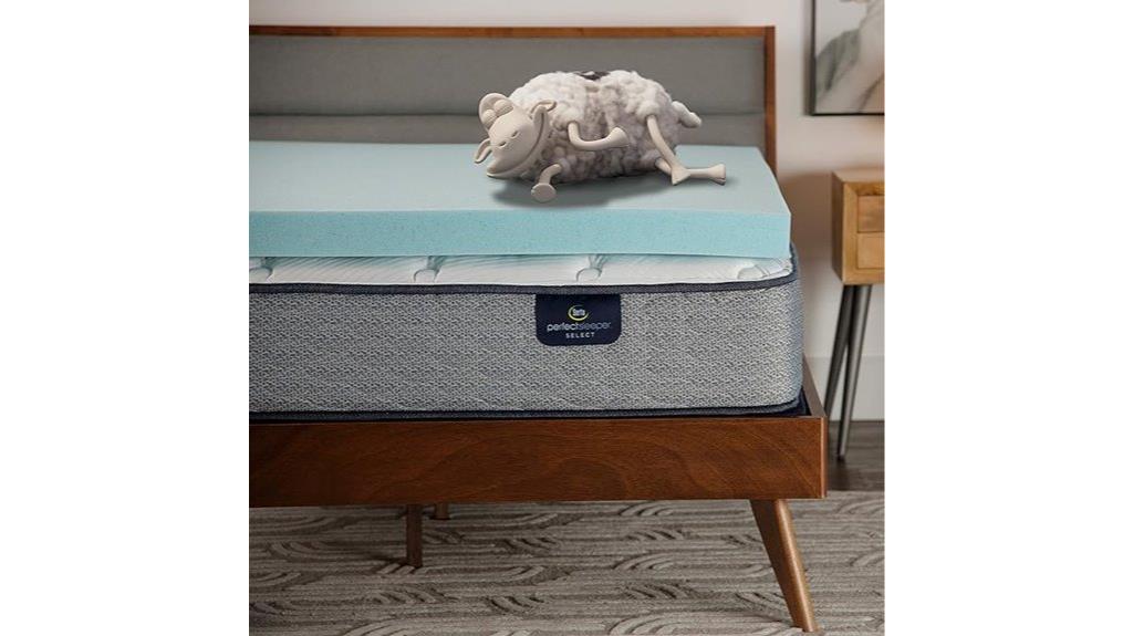 cooling memory foam topper
