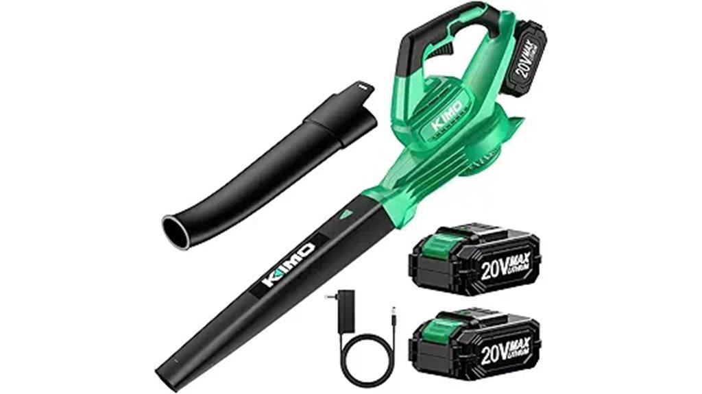 cordless blower with batteries