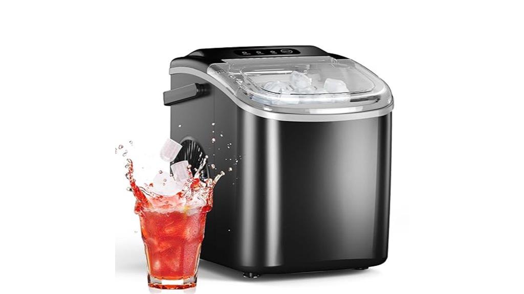 countertop self cleaning ice maker