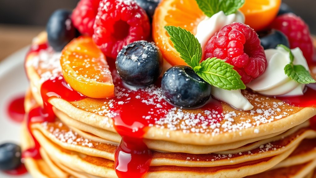 creative pancake topping ideas