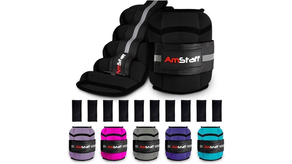 customizable ankle weight set