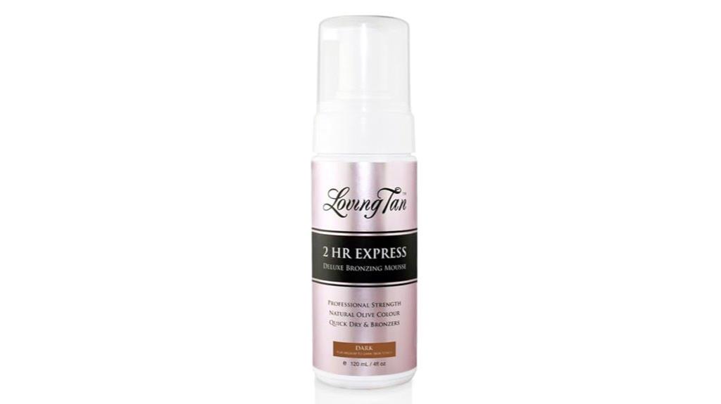 dark tanning mousse 2 hour express