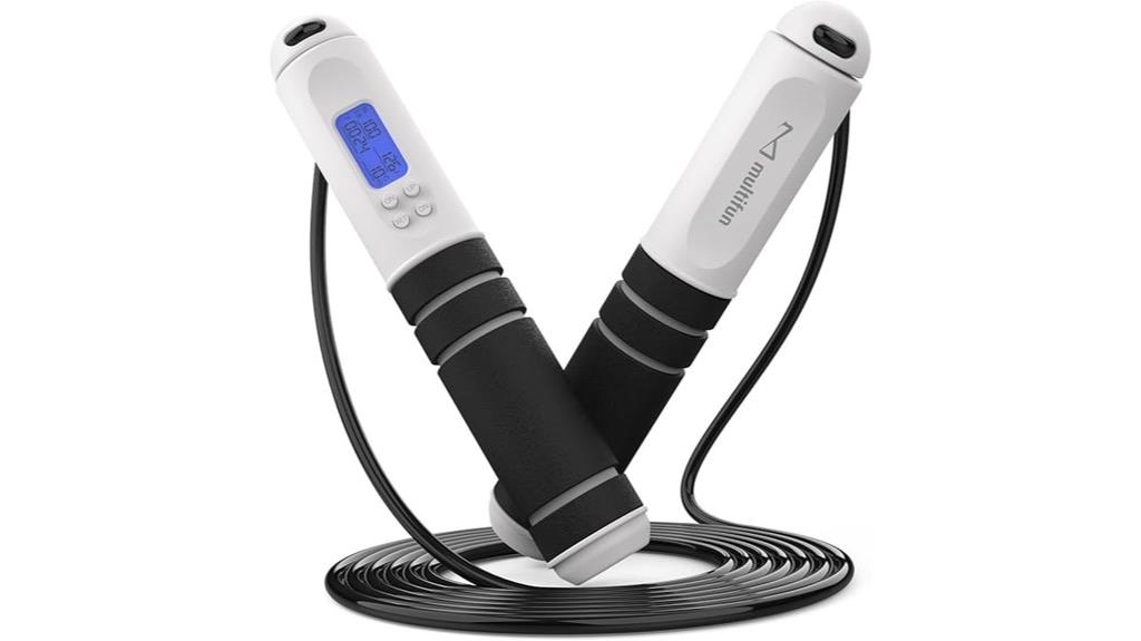 digital calorie counting jump rope