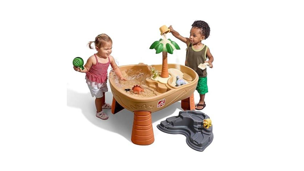 dinosaur sand water play