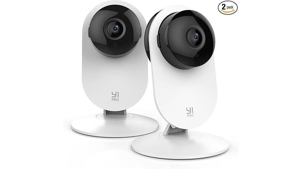 dual 2k security cameras