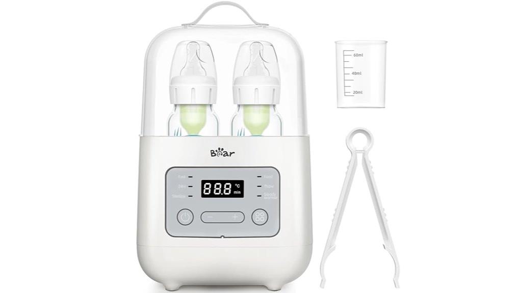 dual baby bottle warmer