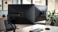 dual monitor gas spring mounts