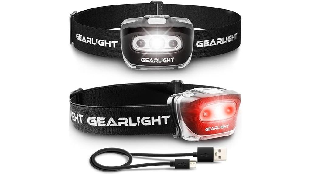 dual rechargeable headlamps