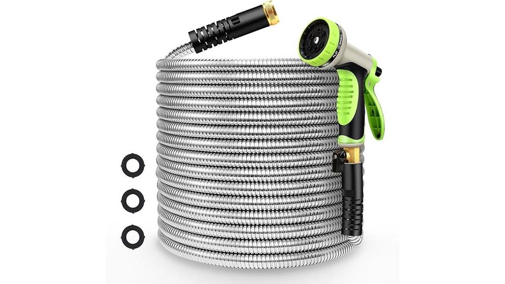 durable 100ft metal hose