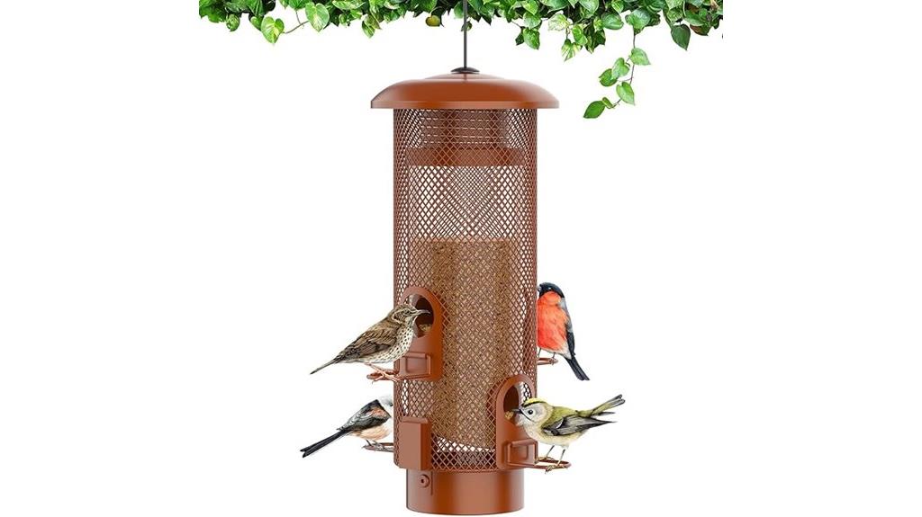 durable weatherproof metal feeder