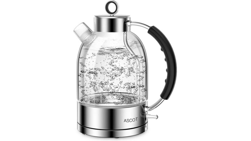 electric glass tea kettle