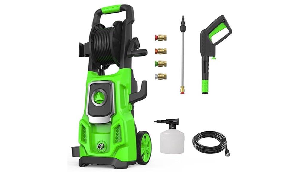 electric pressure washer with hose