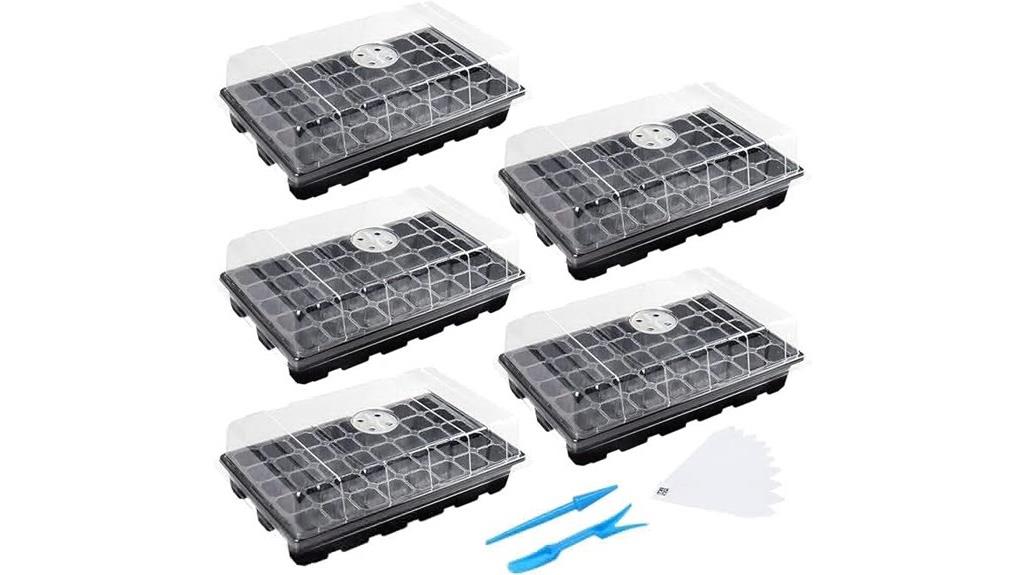 five tray seedling starter kit