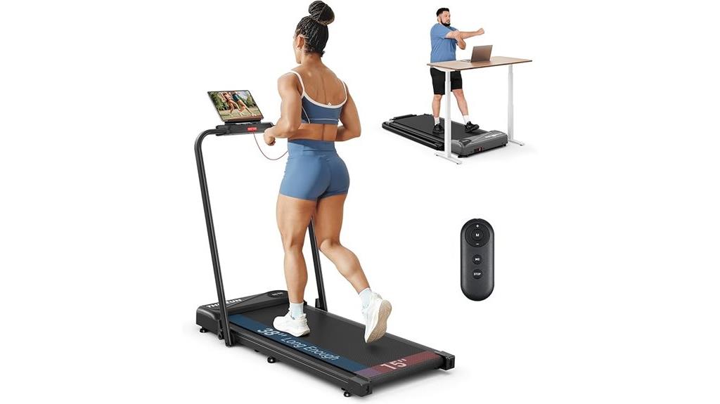 foldable under desk treadmill