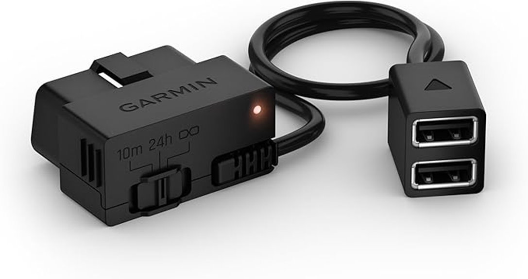 garmin dash cam power cable
