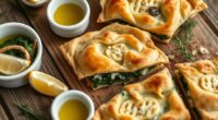 greek spinach pie servings