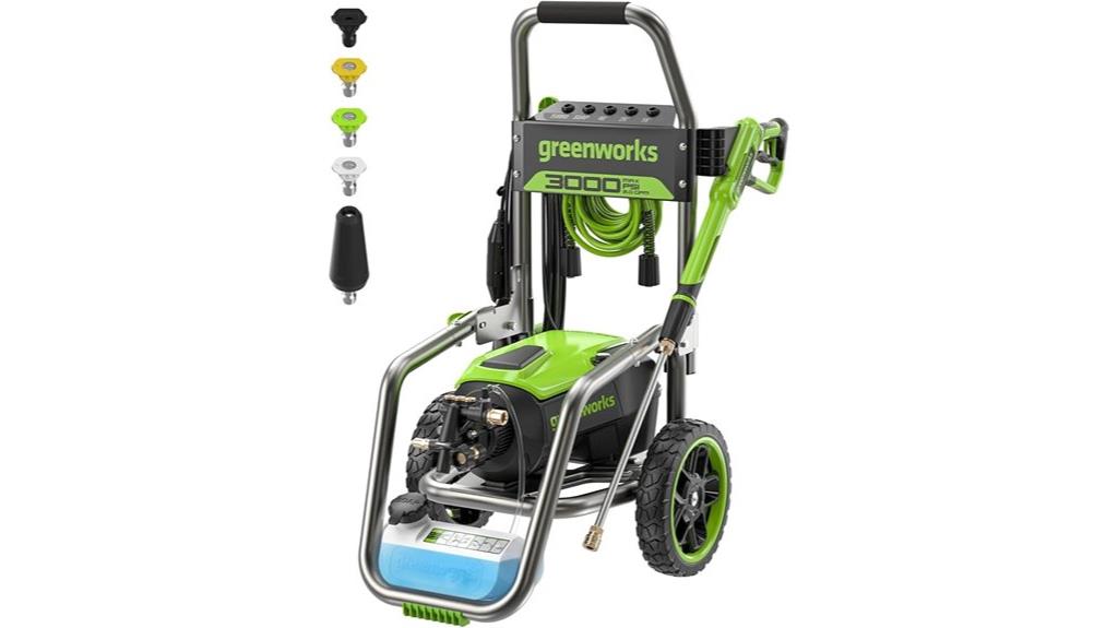 greenworks 3000 psi pressure washer