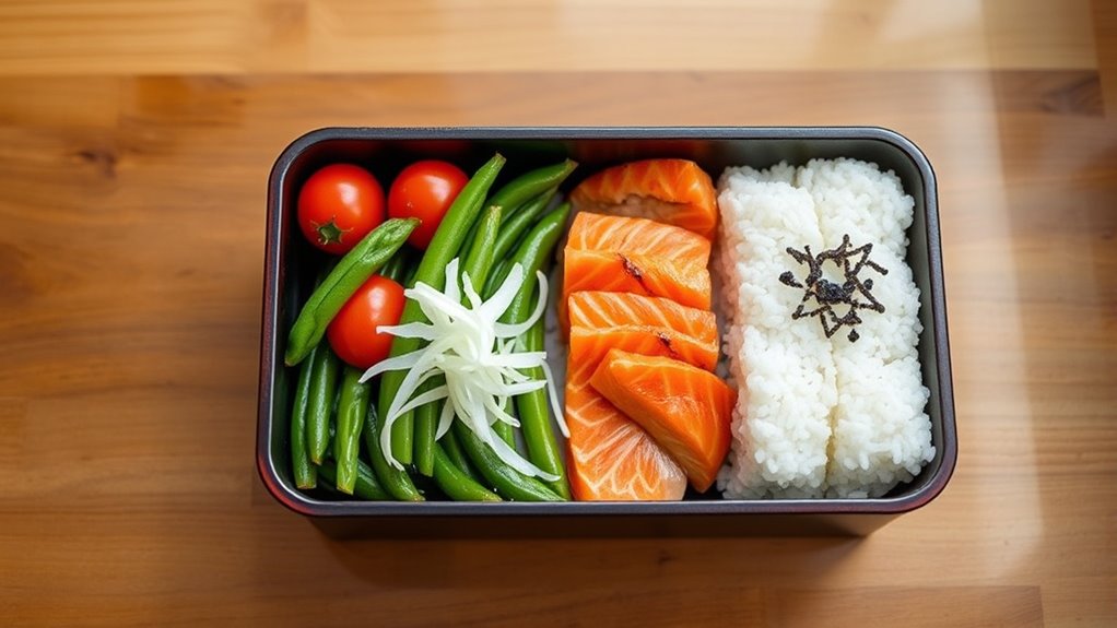 healthy colorful portion controlled meals