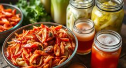 healthy gut with fermented foods